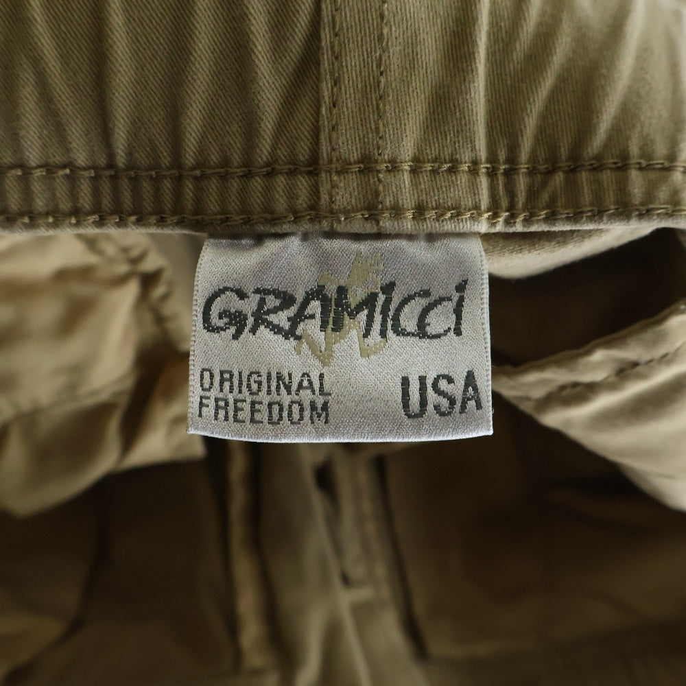 GRAMICCI(グラミチ) デッキ ダック地 カーゴパンツ ベージュ