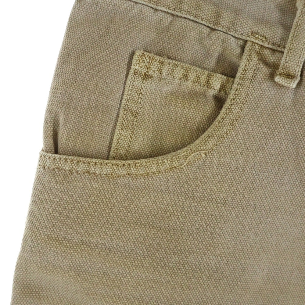 GRAMICCI(グラミチ) 90S VINTAGE ヴィンテージ デッキ ダック地 ワーク ショートパンツ ハーフパンツ ショーツ ベージュ