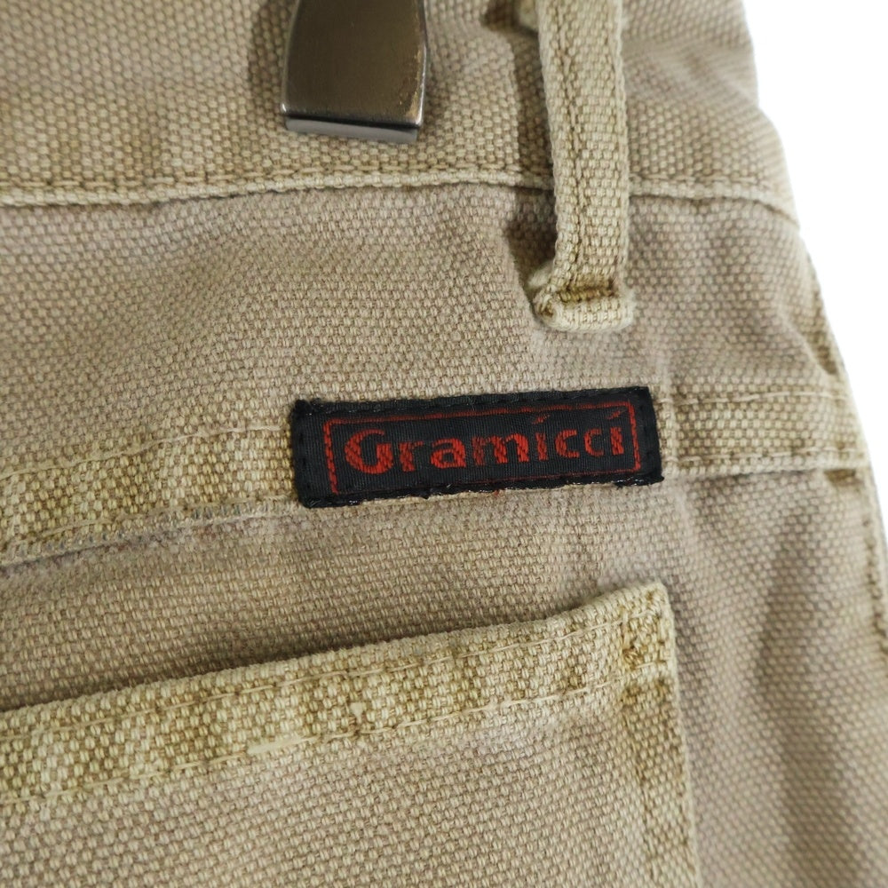 GRAMICCI(グラミチ) 90S VINTAGE ヴィンテージ デッキ ダック地 ワーク ショートパンツ ハーフパンツ ショーツ ベージュ