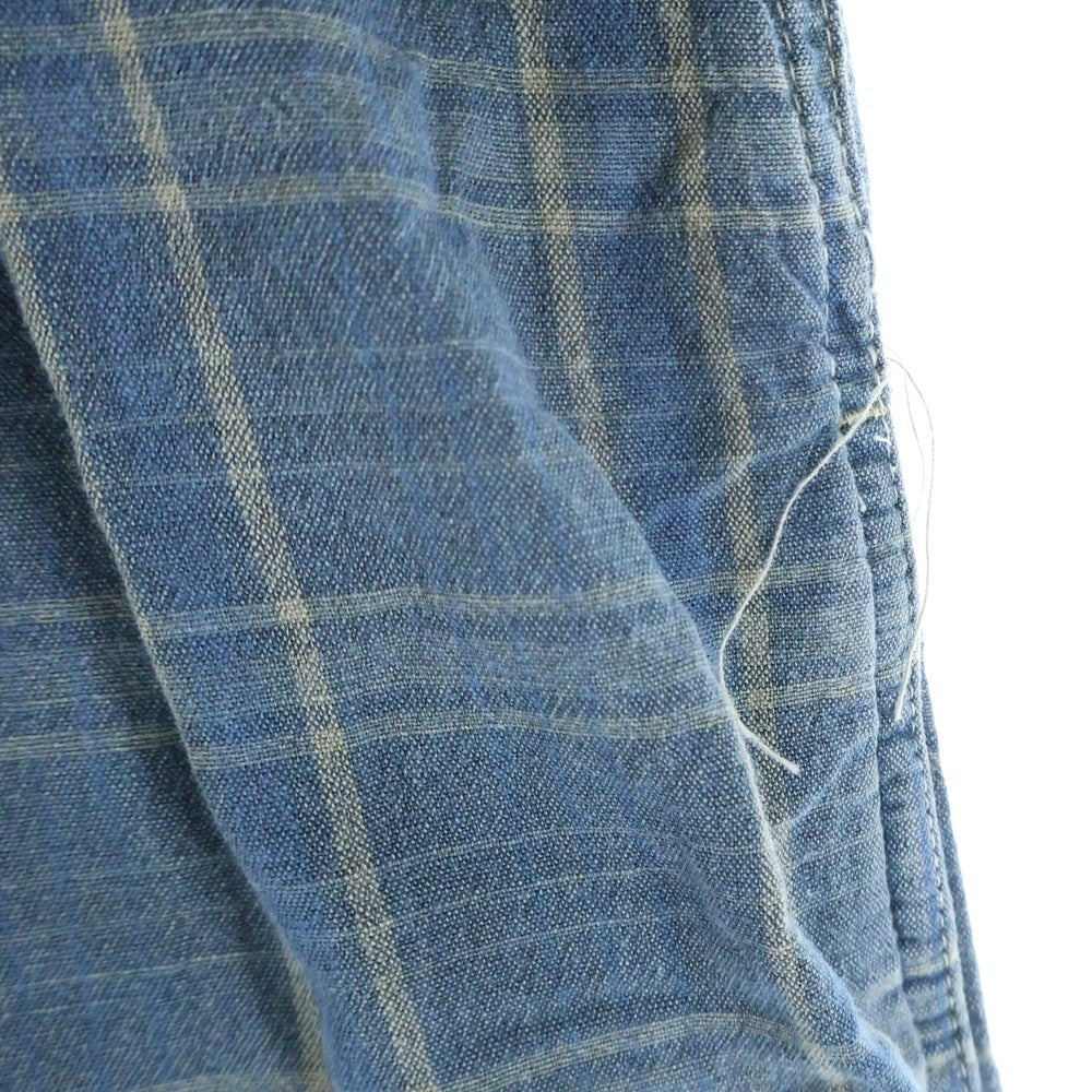 GRAMICCI(グラミチ) 90S VINTAGE ヴィンテージ コットン チェック パンツ ブルー
