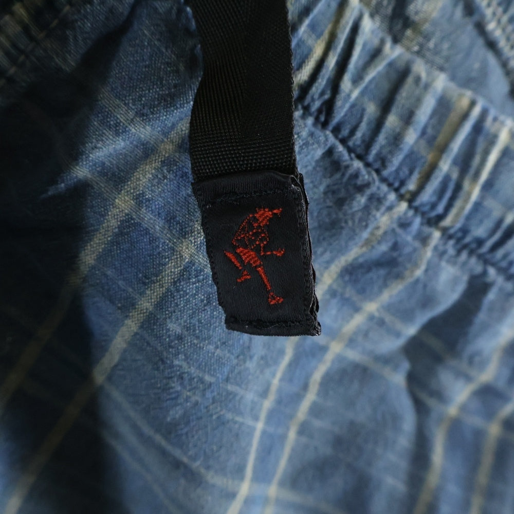 GRAMICCI(グラミチ) 90S VINTAGE ヴィンテージ コットン チェック パンツ ブルー