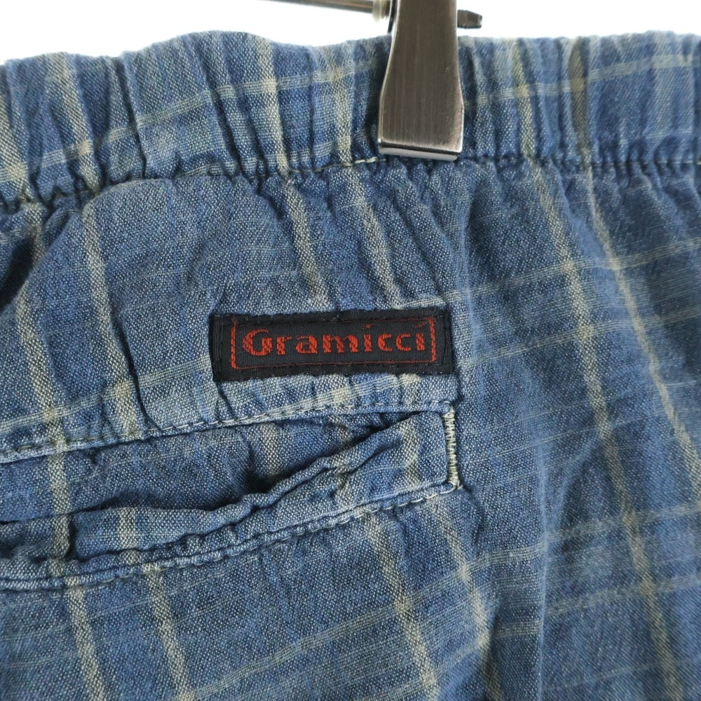 GRAMICCI(グラミチ) 90S VINTAGE ヴィンテージ コットン チェック パンツ ブルー