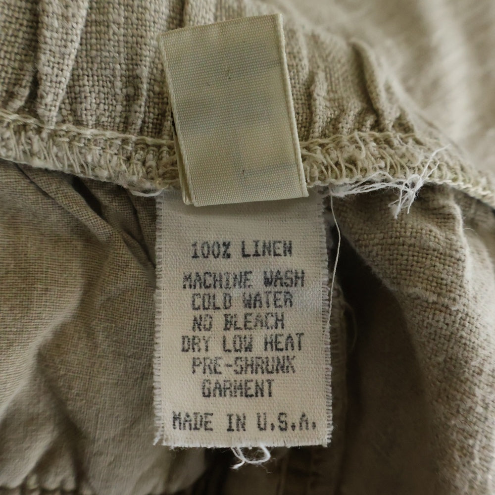 GRAMICCI(グラミチ) 90S VINTAGE ヴィンテージ リネン ショートパンツ ハーフパンツ ショーツ ベージュ