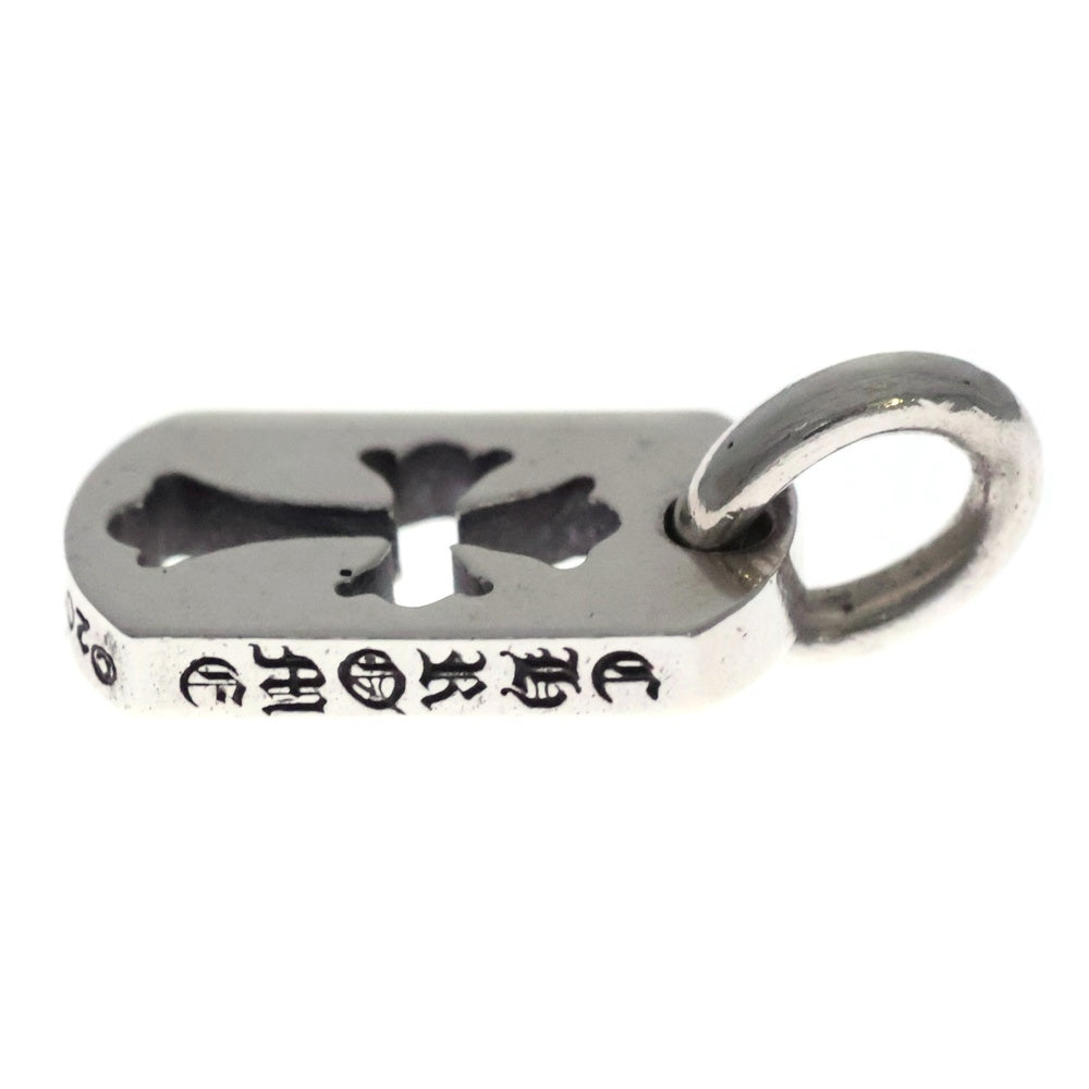 CHROME HEARTS(クロムハーツ) DT TNY CO CRS タイニーカットアウトクロスドッグタグ チャーム ペンダントトップ シルバー BCA252