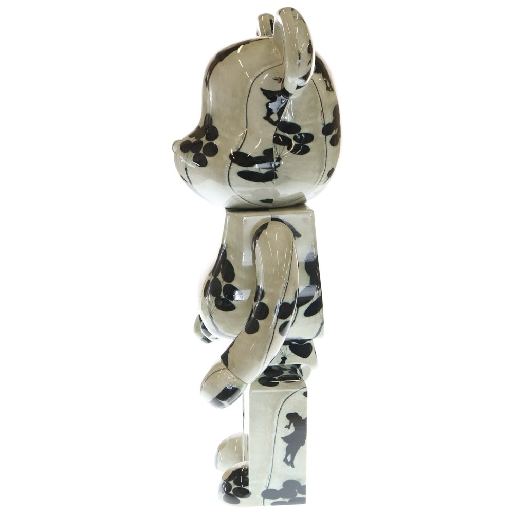 MEDICOM TOY(メディコムトイ) BE@RBRICK Flying Ballons Girl 1000% ベアブリック フライング バルーンガール フィギュア 人形 ホワイト/ブラック