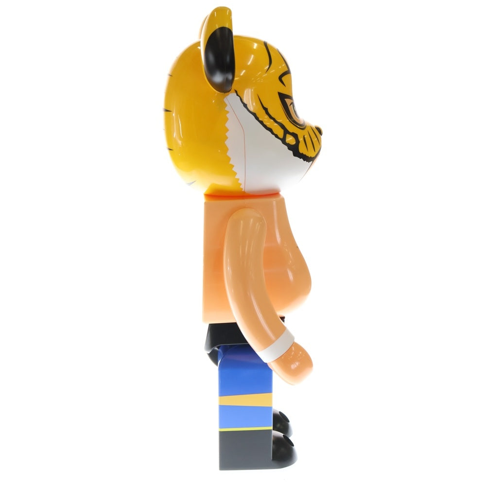MEDICOM TOY(メディコムトイ) BE@RBRICK First Generation Tiger Mask 1000% ベアブリック 初代タイガーマスク フィギュア 人形 ベージュ/イエロー