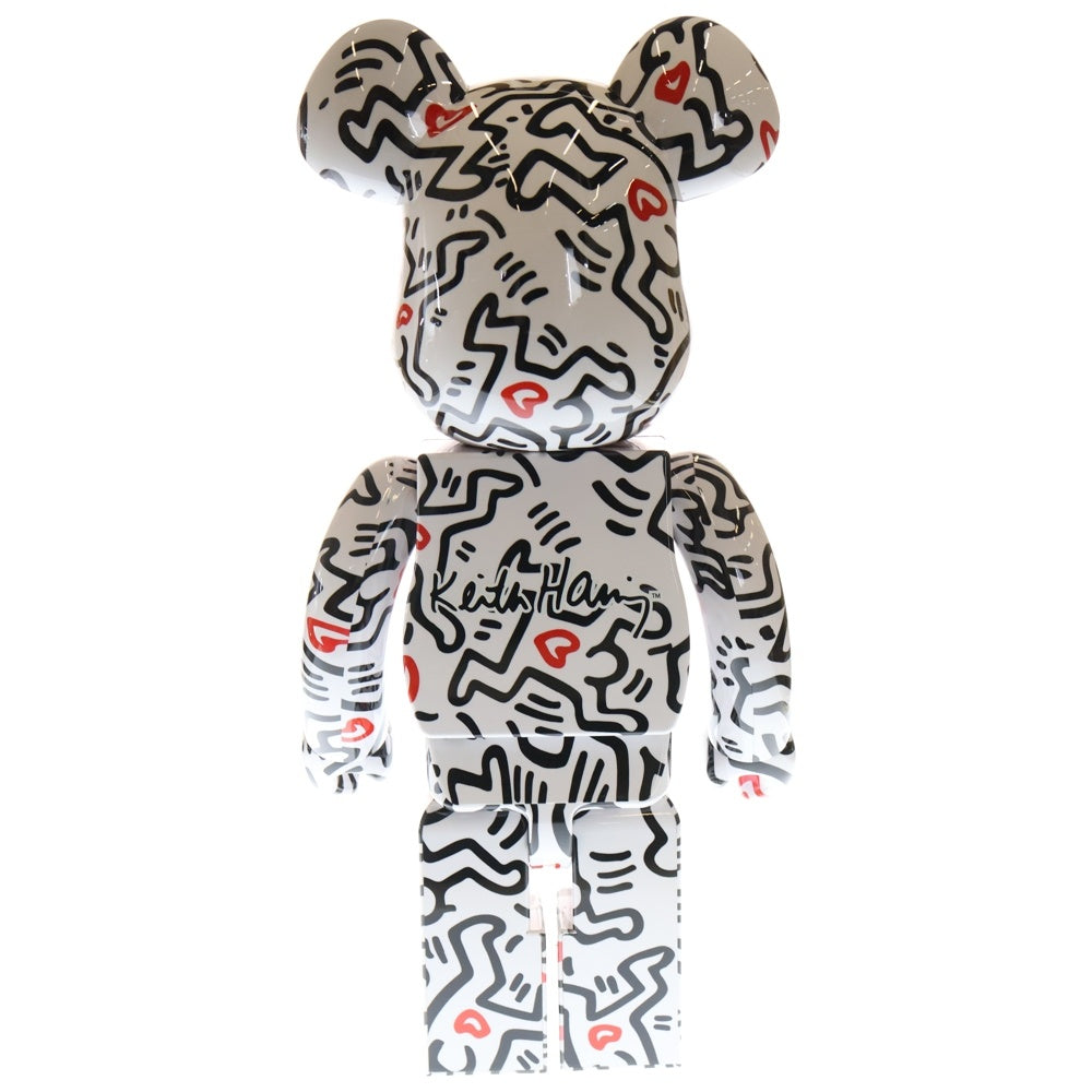 MEDICOM TOY(メディコムトイ) BE@RBRICK KEITH HARING #8 ベアブリック キースヘリング フィギュア 人形 1000% ホワイト