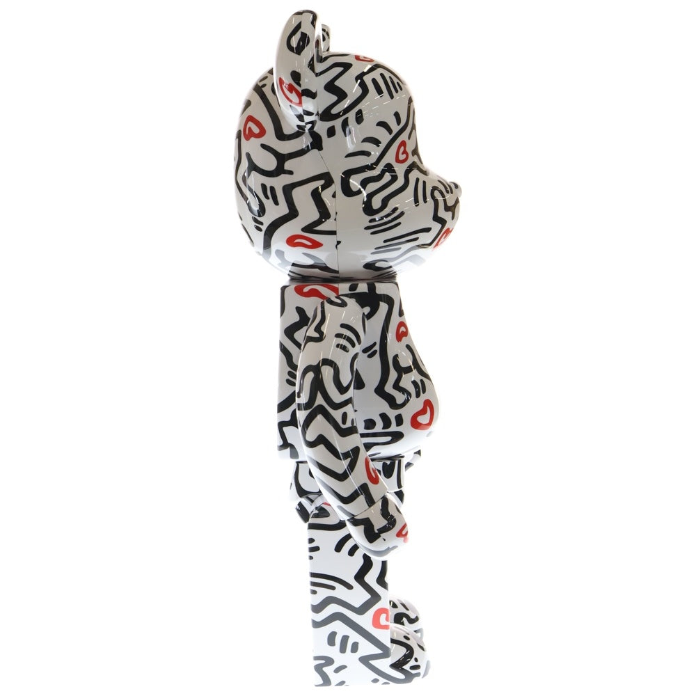 MEDICOM TOY(メディコムトイ) BE@RBRICK KEITH HARING #8 ベアブリック キースヘリング フィギュア 人形 1000% ホワイト