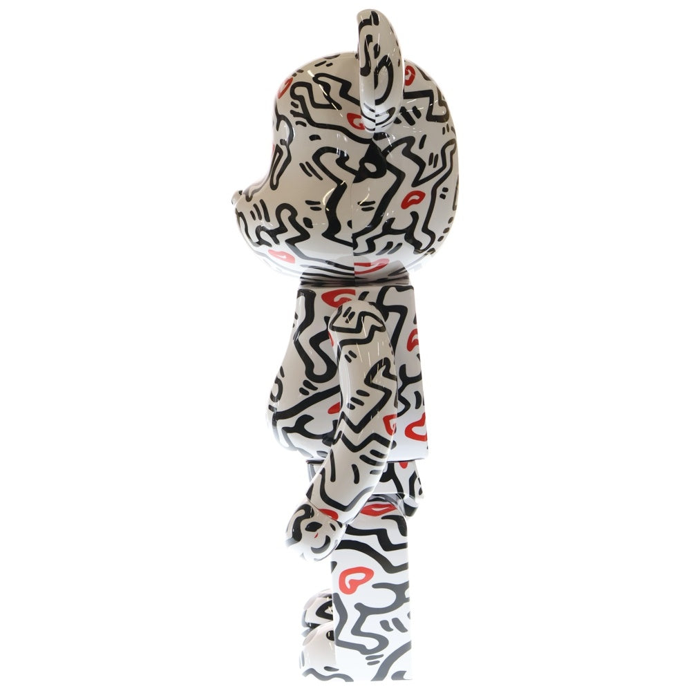 MEDICOM TOY(メディコムトイ) BE@RBRICK KEITH HARING #8 ベアブリック キースヘリング フィギュア 人形 1000% ホワイト