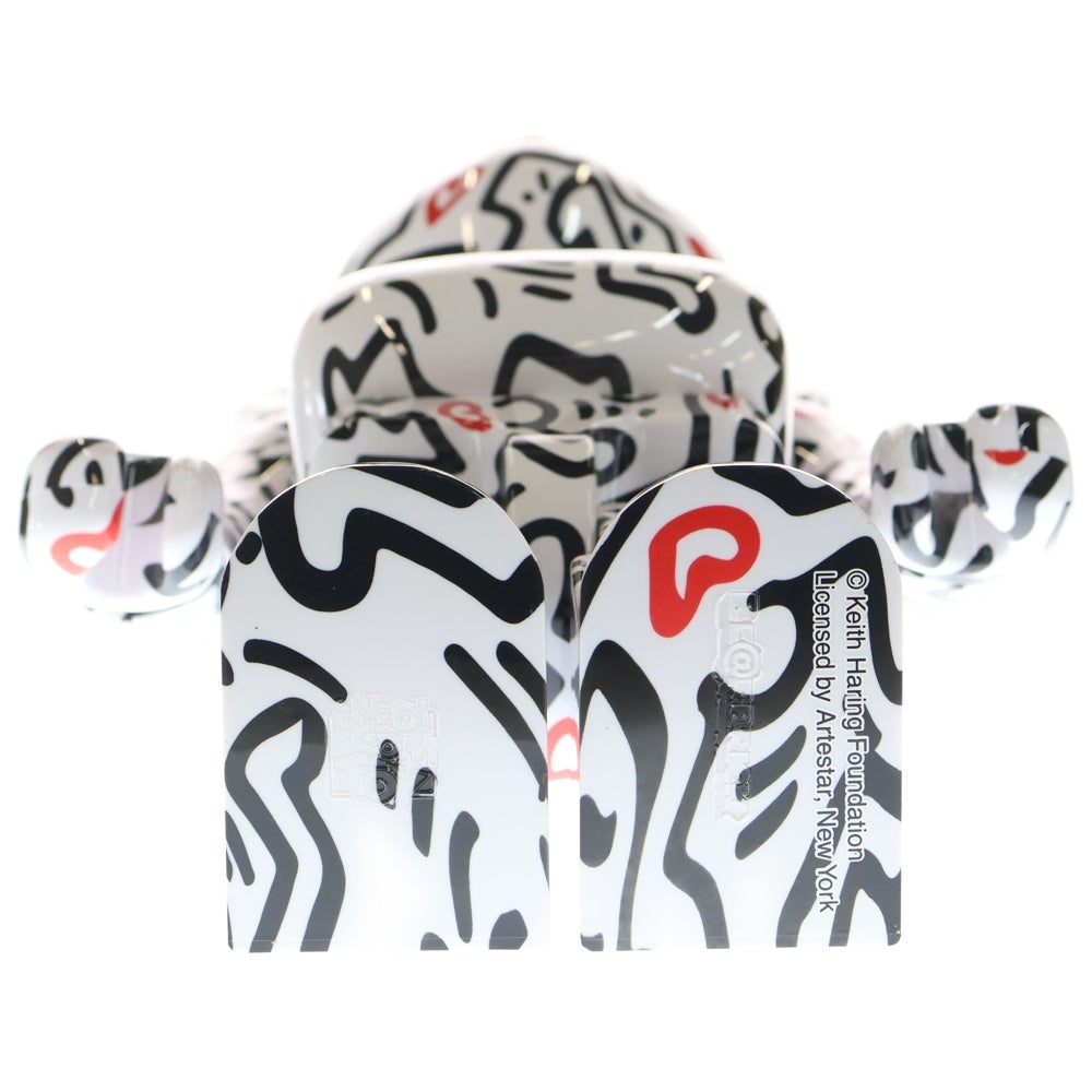 MEDICOM TOY(メディコムトイ) BE@RBRICK KEITH HARING #8 ベアブリック キースヘリング フィギュア 人形 1000% ホワイト