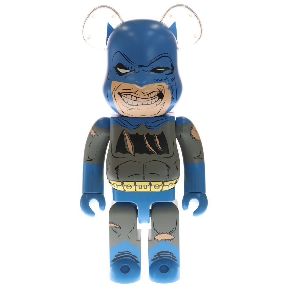 MEDICOM TOY(メディコムトイ) BE@RBRICK BATMAN THE DARK KNIGHT TRIUMPHANT ベアブリック バットマン ザダークナイトトライアンファント フィギュア 人形 1000% グレー/ブルー