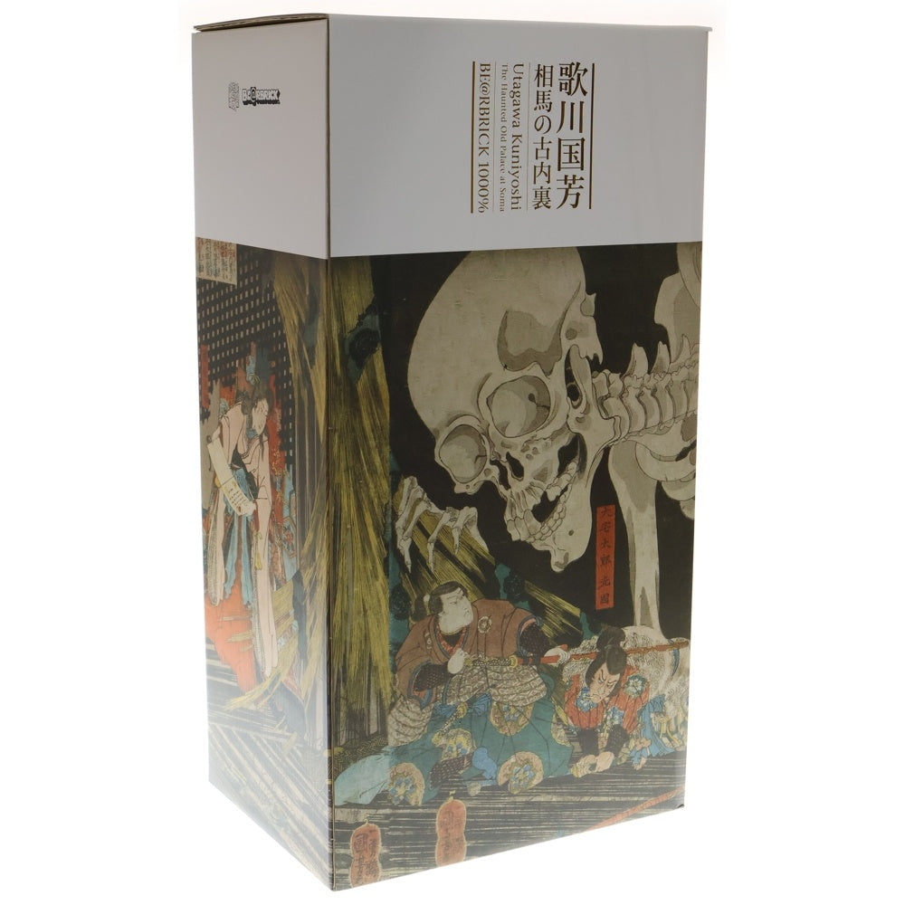 MEDICOM TOY(メディコムトイ) BE@RBRICK UTAGAWA KUNIYOSHI The Haunted Old Palace Soma 1000% ベアブリック 歌川国芳「相馬の古内裏」 フィギュア 人形 ブラック/マルチ