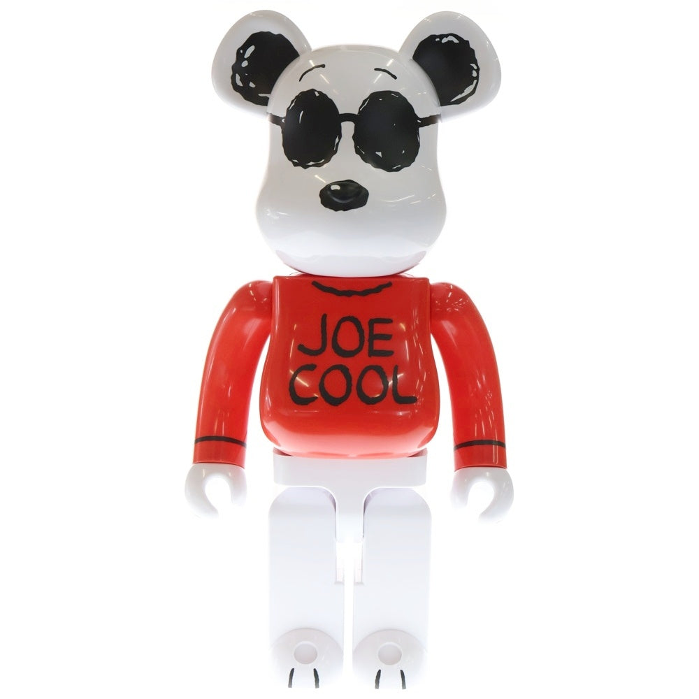 MEDICOM TOY(メディコムトイ) BE@RBRICK JOE COOL 1000% ベアブリック ジョークール フィギュア 人形 ホワイト/レッド