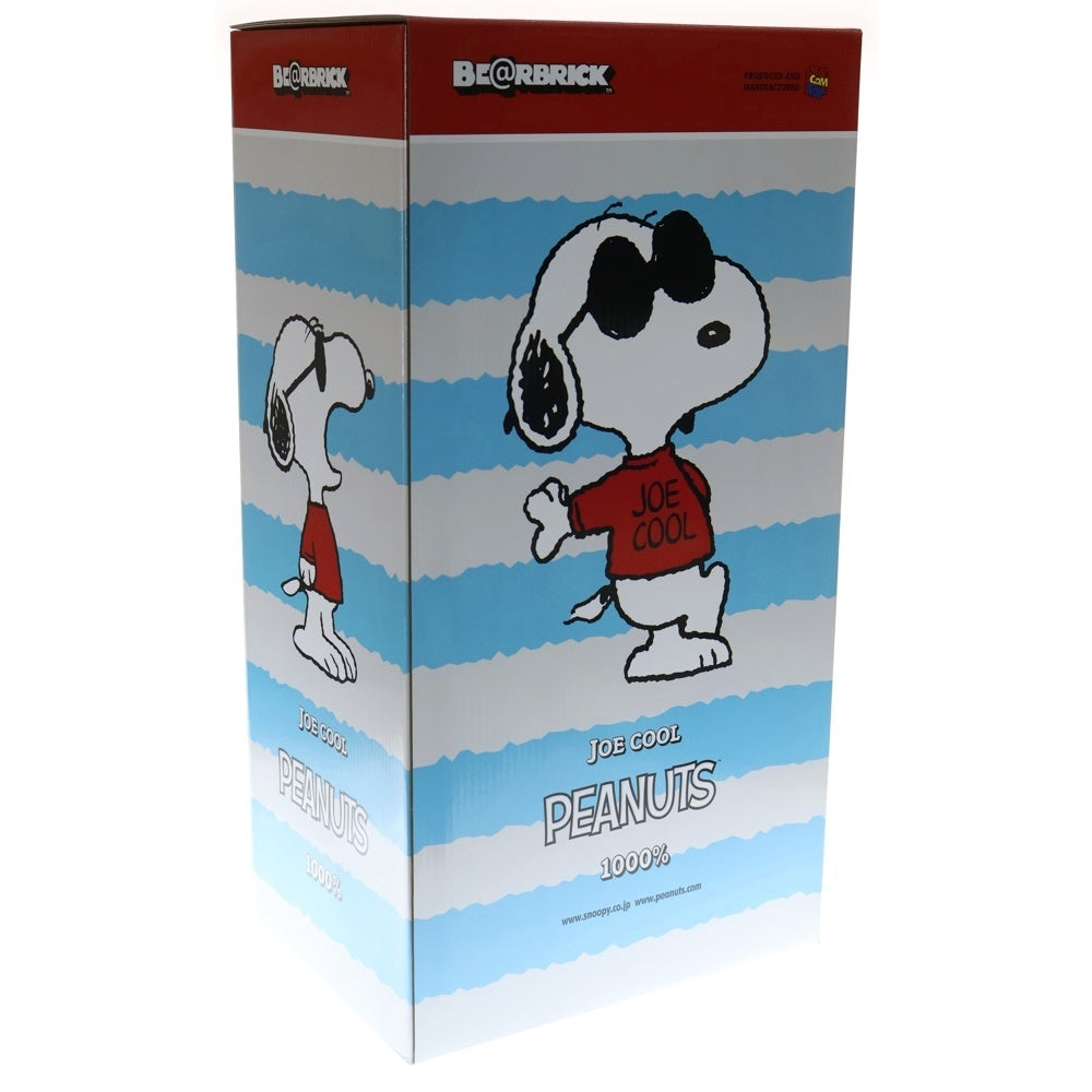 MEDICOM TOY(メディコムトイ) BE@RBRICK JOE COOL 1000% ベアブリック ジョークール フィギュア 人形 ホワイト/レッド