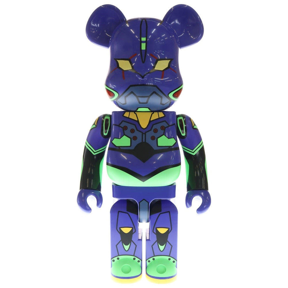 MEDICOM TOY(メディコムトイ) BE@RBRICK EVA-01 NEW PAINT ベアブリック エヴァンゲリオン初号機 新塗装版 フィギュア 人形 1000% パープル/グリーン