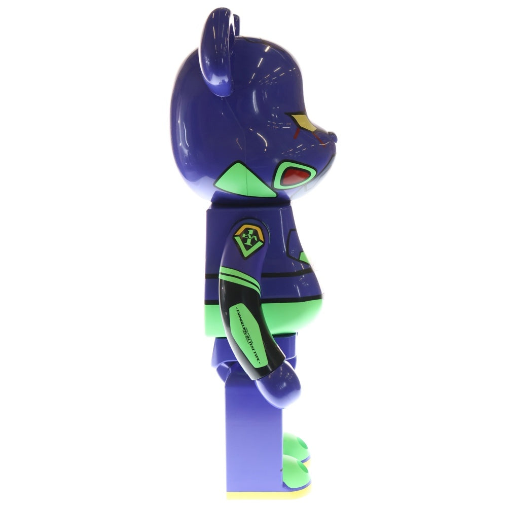 MEDICOM TOY(メディコムトイ) BE@RBRICK EVA-01 NEW PAINT ベアブリック エヴァンゲリオン初号機 新塗装版 フィギュア 人形 1000% パープル/グリーン