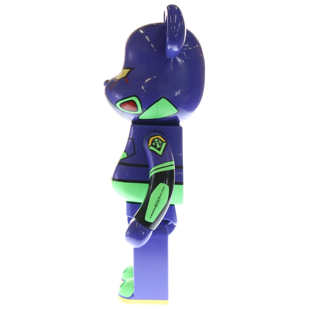 MEDICOM TOY(メディコムトイ) BE@RBRICK EVA-01 NEW PAINT ベアブリック エヴァンゲリオン初号機 新塗装版 フィギュア 人形 1000% パープル/グリーン