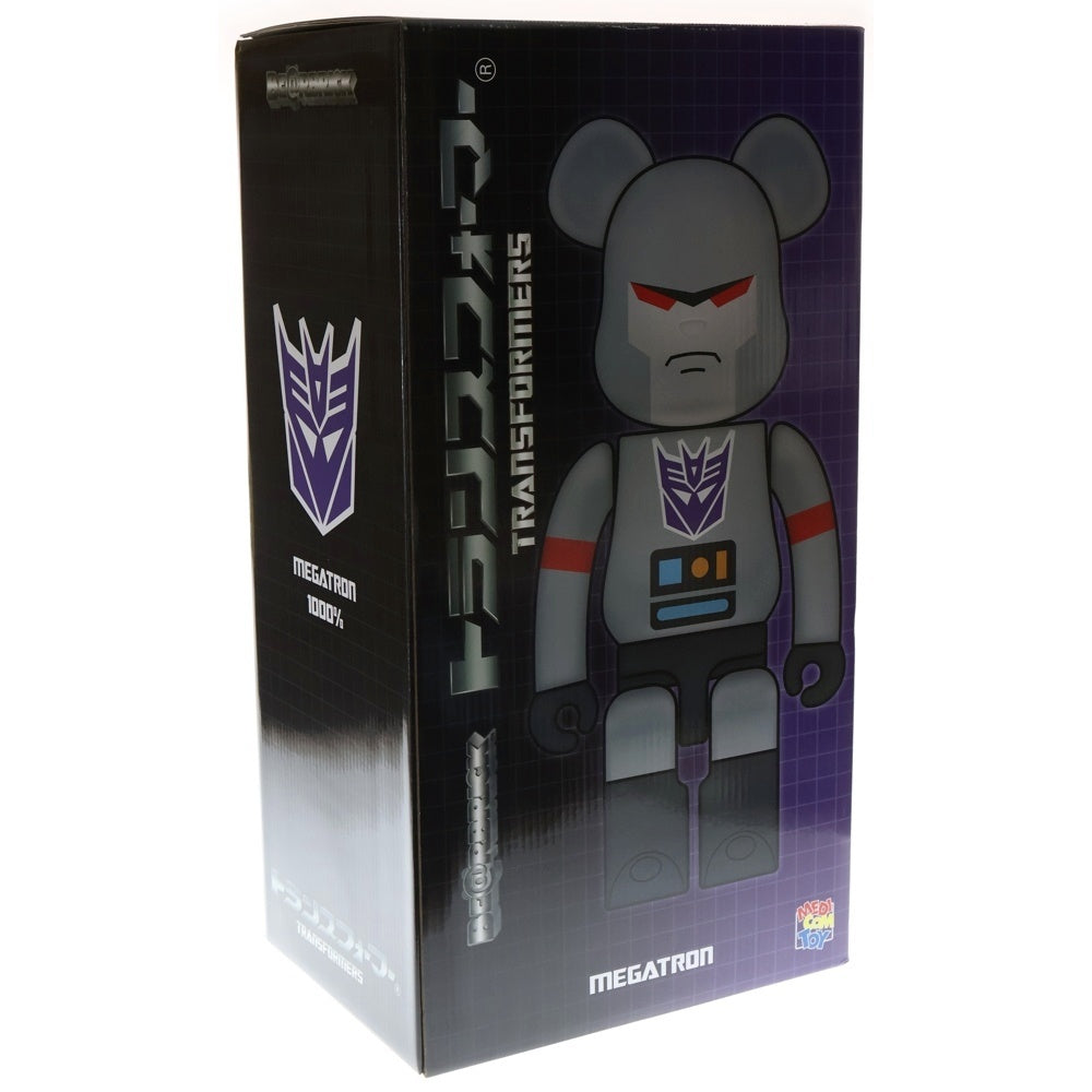MEDICOM TOY(メディコムトイ) BE@RBRICK MEGATRON TRANSFORMERS ベアブリック トランスフォーマー メガトロン フィギュア 人形 1000% グレー
