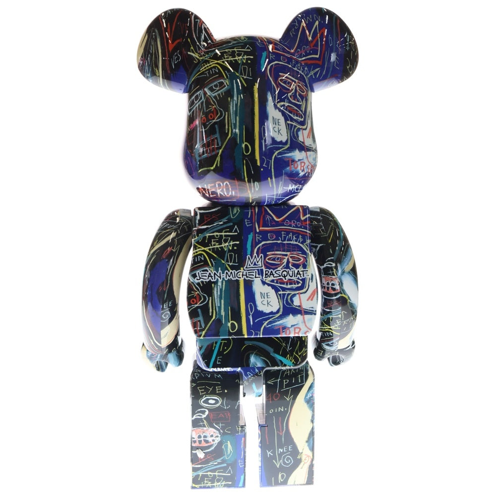 MEDICOM TOY(メディコムトイ) BE@RBRICK JEAN-MICHEL BASQUIAT #7 1000% ベアブリック ジャン-ミシェル バスキア フィギュア 人形 ブラック