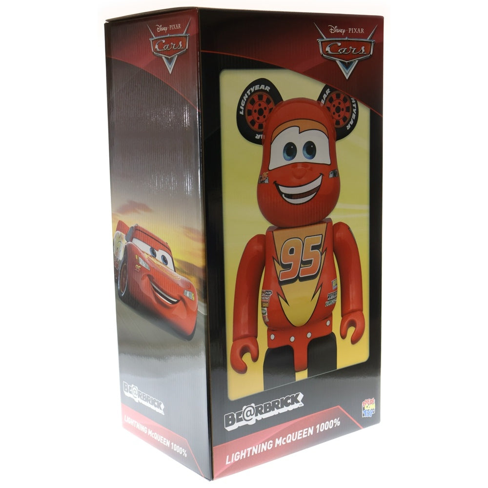 MEDICOM TOY(メディコムトイ) BE@RBRICK LIGHTNING McQUEEN ベアブリック カーズ ライトニングマックイーン フィギュア 人形 1000% レッド