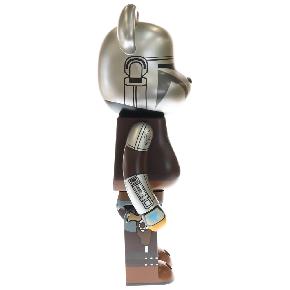 MEDICOM TOY(メディコムトイ) BE@RBRICK MANDALORIAN BESKAR ARMOR 1000% ベアブリック マンダロリアン ベスカー アーマー フィギュア 人形 シルバー