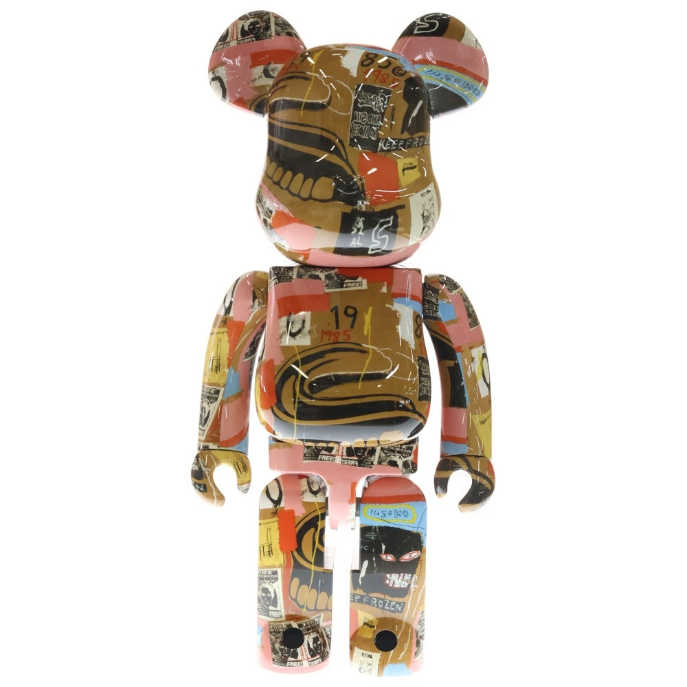 MEDICOM TOY(メディコムトイ) BE@RBRICK Andy Warhol JEAN-MICHEL BASQUIAT #2 1000% ベアブリック アンディ ウォーホル ジャン-ミシェル バスキア フィギュア 人形 マルチ