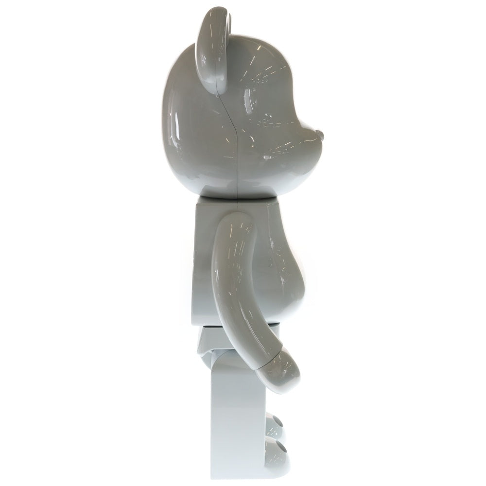 MEDICOM TOY(メディコムトイ) BE@RBRICK 1ST MODEL WHITE CHROME 1000% ベアブリック ファーストモデル クローム フィギュア 人形 ホワイト