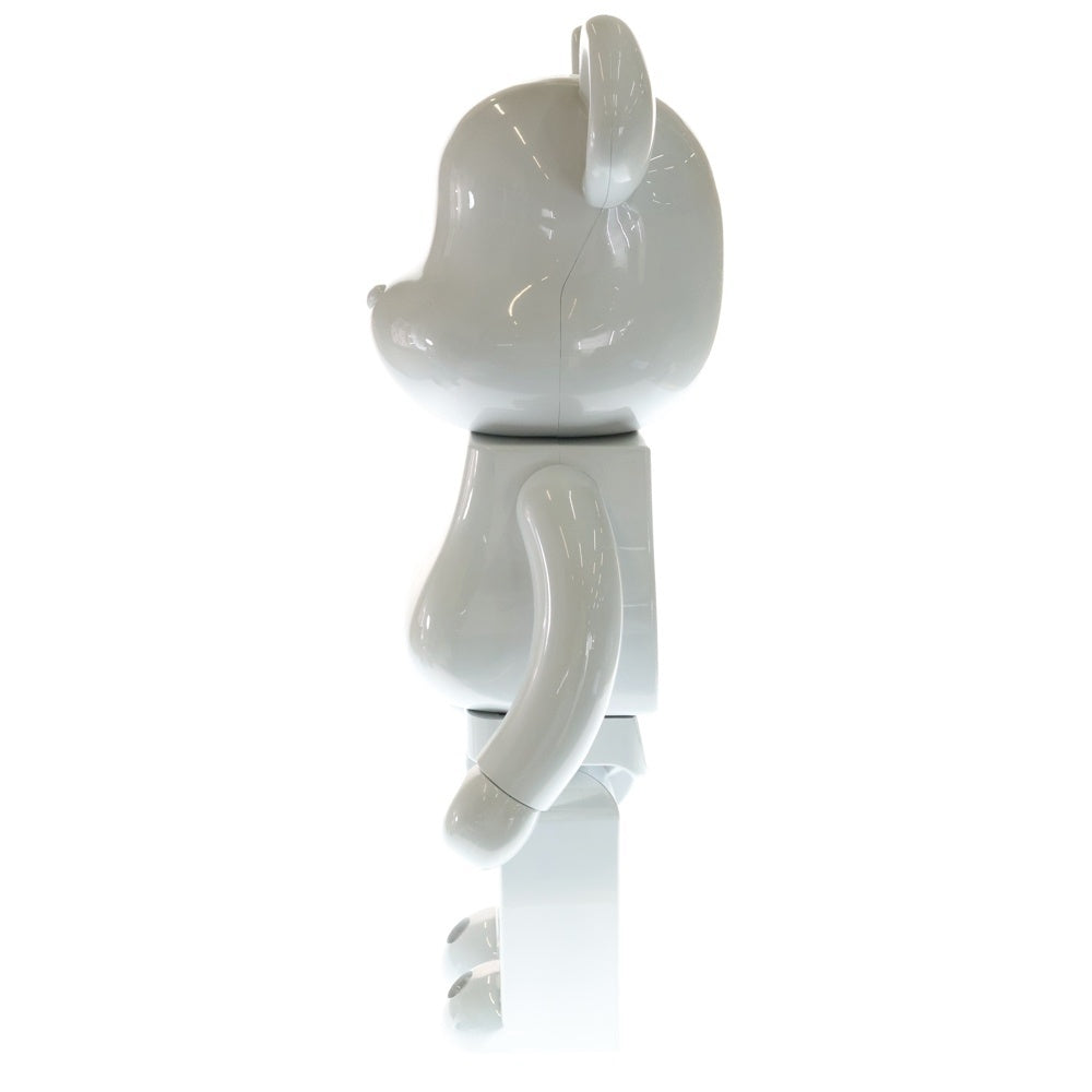 MEDICOM TOY(メディコムトイ) BE@RBRICK 1ST MODEL WHITE CHROME 1000% ベアブリック ファーストモデル クローム フィギュア 人形 ホワイト