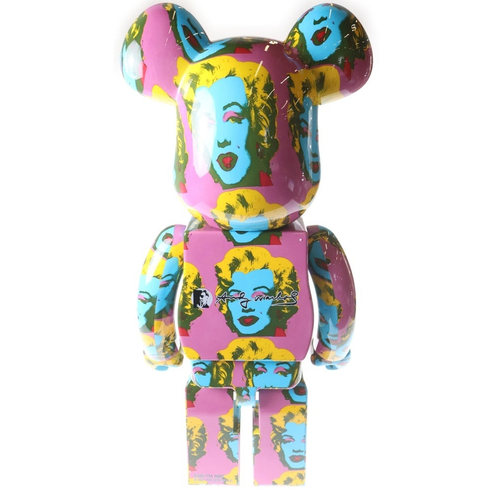 MEDICOM TOY(メディコムトイ) BE@RBRICK ANDY WARHOL MARILYN MONROE #2 1000% ベアブリック アンディ ウォーホル マリリンモンロー フィギュア 人形 ピンク/ブルー