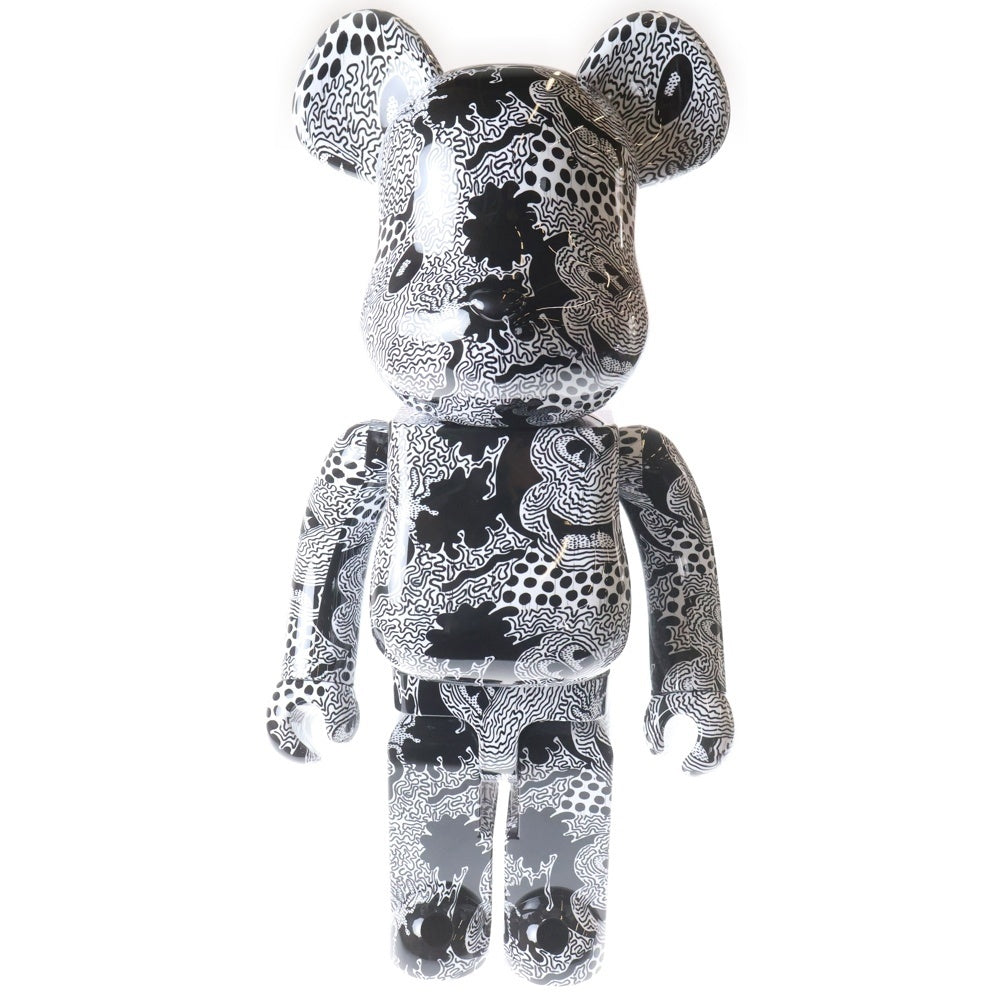 MEDICOM TOY(メディコムトイ) BE@RBRICK KEITH HARING MICKEY MOUSE 1000% ベアブリック キースへリング ミッキーマウス フィギュア ■ 人形 ブラック/ホワイト