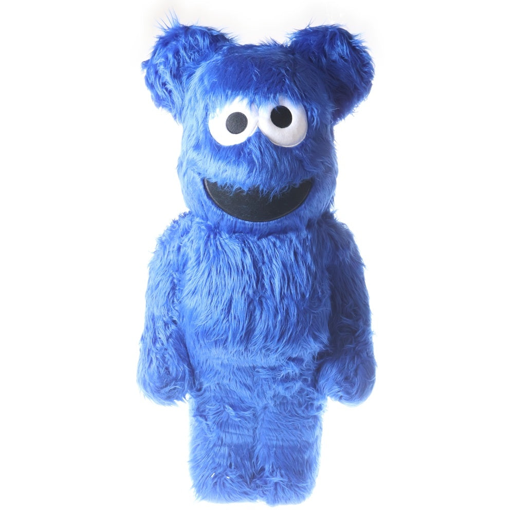 MEDICOM TOY(メディコムトイ) BE@RBRICK COOKIE MONSTER Costume Ver 1000% ベアブリック クッキーモンスター コスチューム ファー フィギュア ■ 人形 ブルー