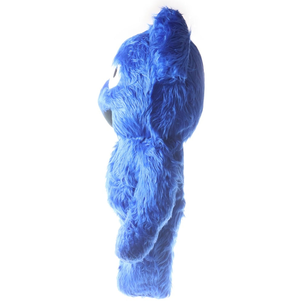 MEDICOM TOY(メディコムトイ) BE@RBRICK COOKIE MONSTER Costume Ver 1000% ベアブリック クッキーモンスター コスチューム ファー フィギュア ■ 人形 ブルー