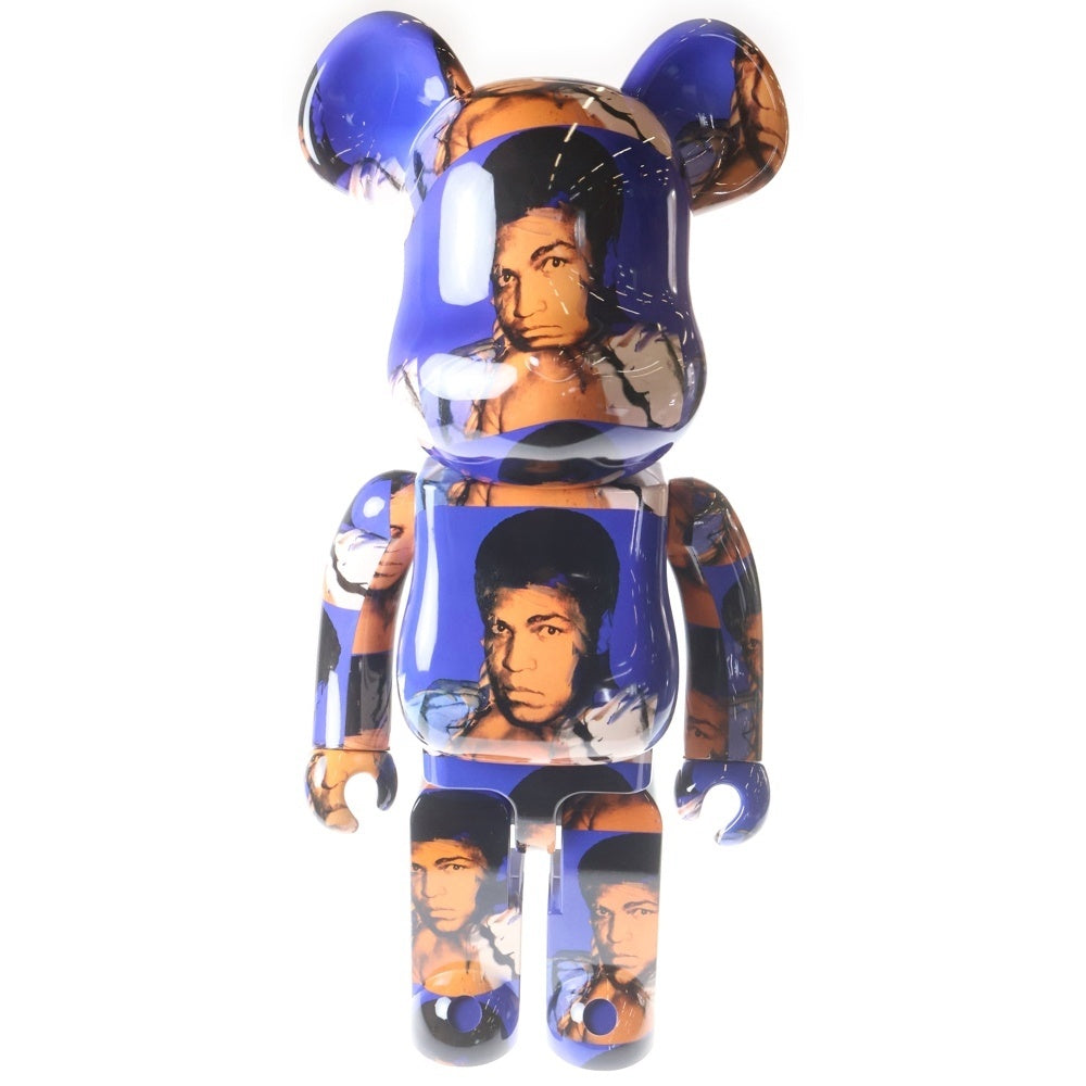 MEDICOM TOY(メディコムトイ) BE@RBRICK ANDY WARHOL MUHAMMAD ALI 1000% ベアブリック アンディ ウォーホル モハメドアリ フィギュア 人形 ブルー