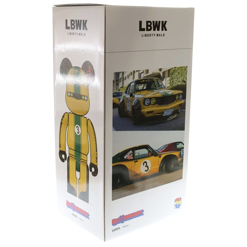 MEDICOM TOY(メディコムトイ) BE@RBRICK RIBANNA-KUN LBWK 1000% ベアブリック リバンナ君 リバティーウォーク フィギュア 人形 イエロー