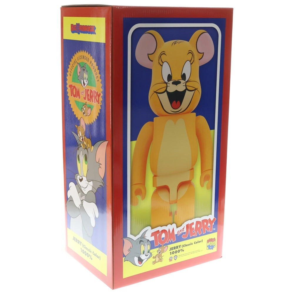 MEDICOM TOY(メディコムトイ) BE@RBRICK JERRY CLASSIC COLOR 1000% TOM AND JERRY ベアブリック トムアンドジェリー クラシックカラー フィギュア 人形 ベージュ
