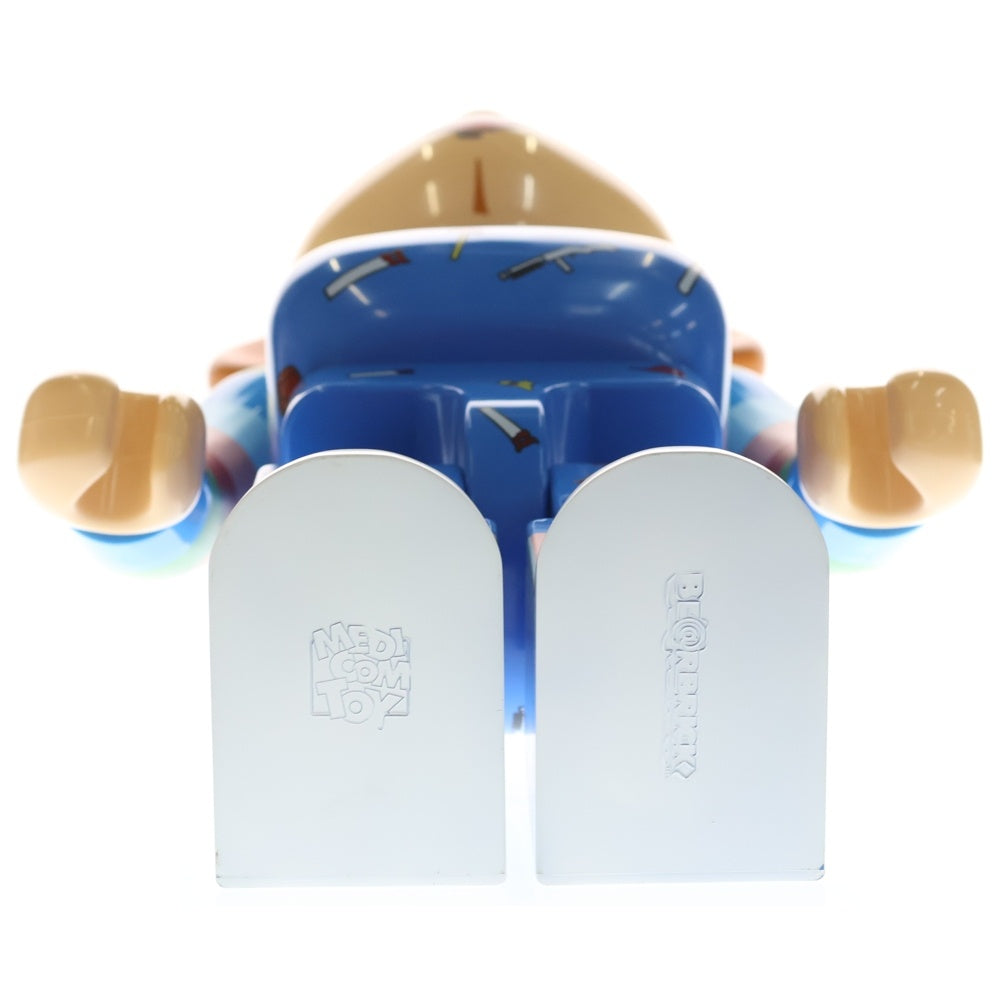 MEDICOM TOY(メディコムトイ) BE@RBRICK GOOD GUY 1000% ベアブリック グッドガイ フィギュア 人形 ブルー/ベージュ