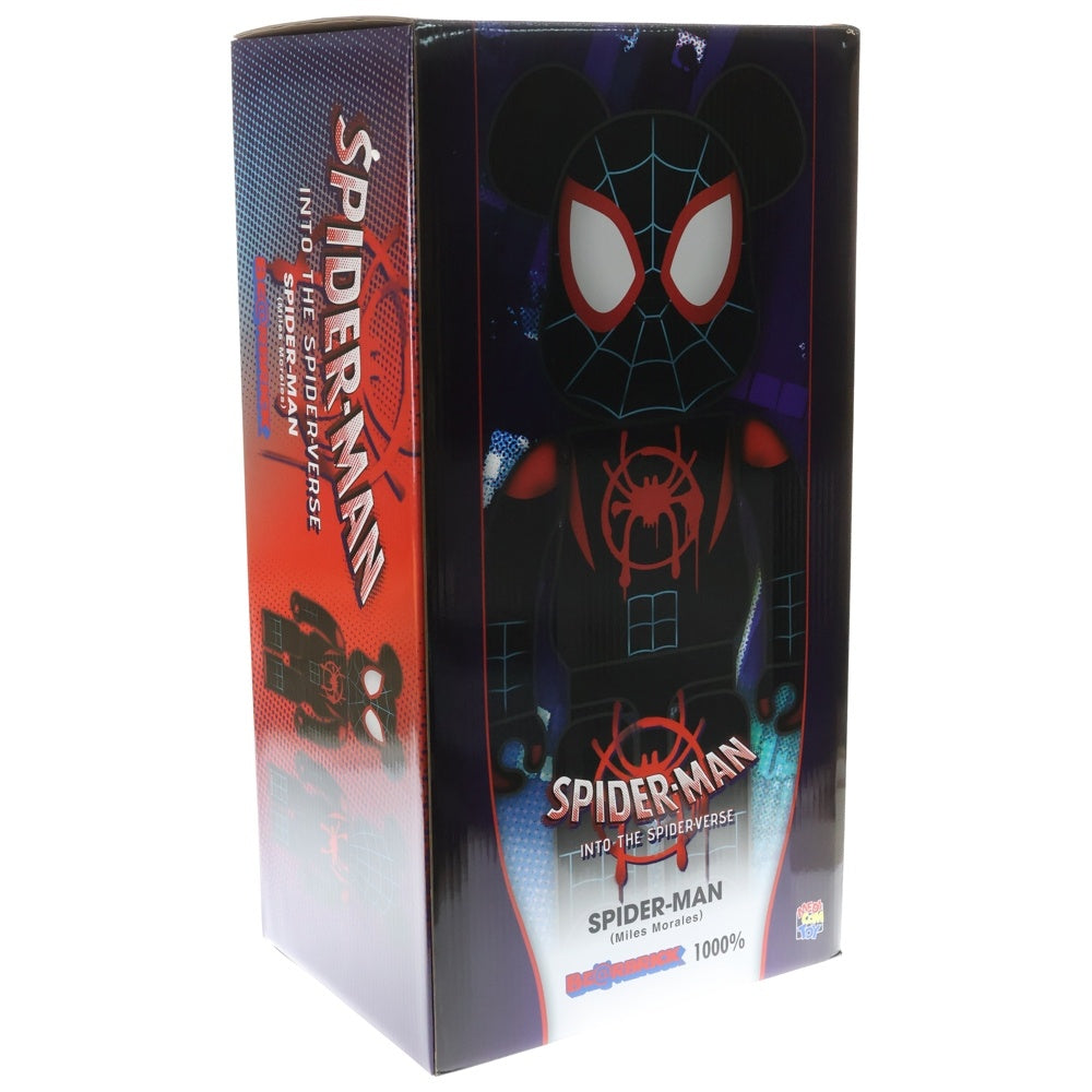 MEDICOM TOY(メディコムトイ) BE@RBRICK SPIDER-MAN MILES MORALES 1000% ベアブリック スパイダーマン マイルズ モラレス フィギュア 人形 ブラック