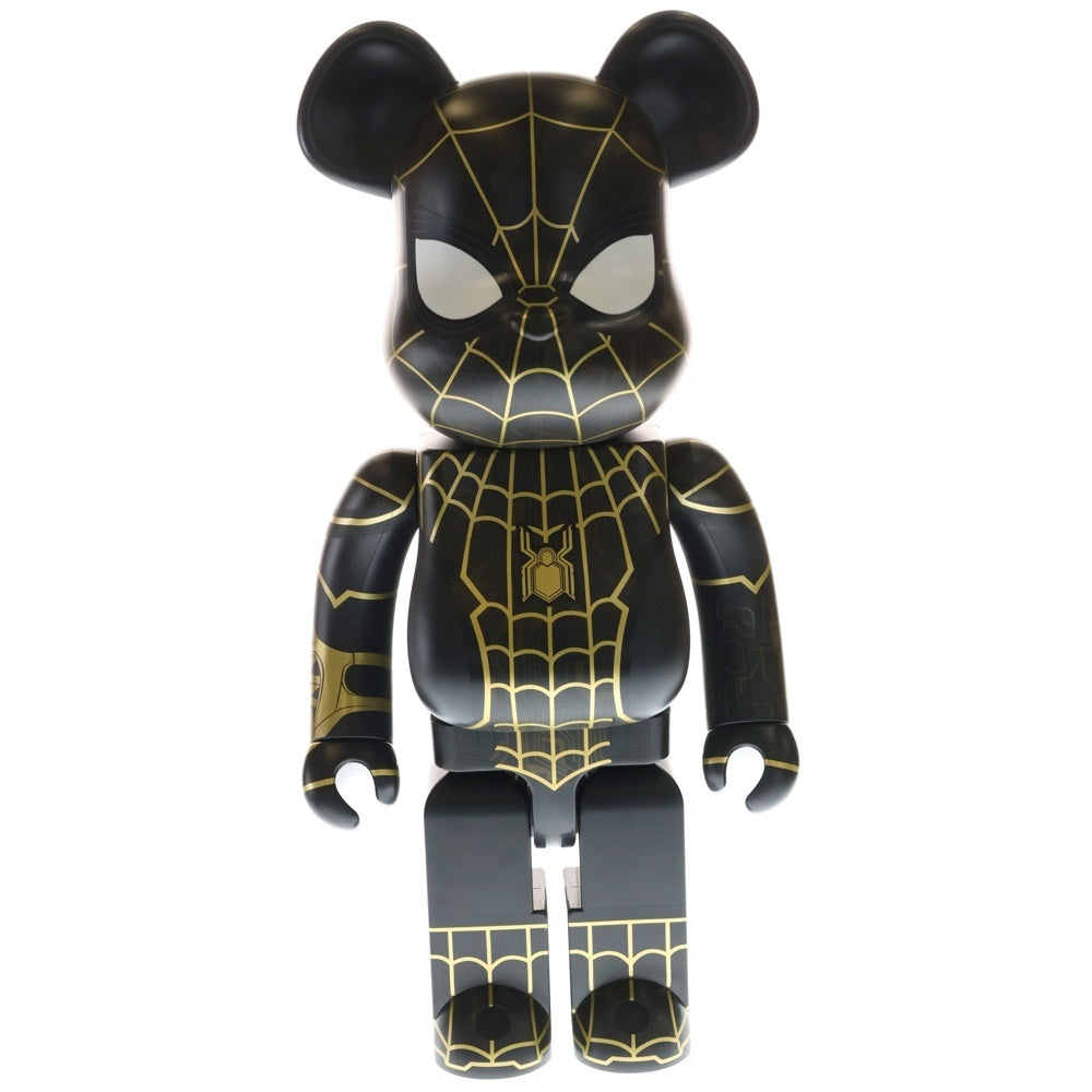 MEDICOM TOY(メディコムトイ) BE@RBRICK SPIDER-MAN BLACK&GOLD SUITS 1000% ベアブリック スパイダーマン ブラックアンドゴールドスーツ フィギュア 人形 ブラック