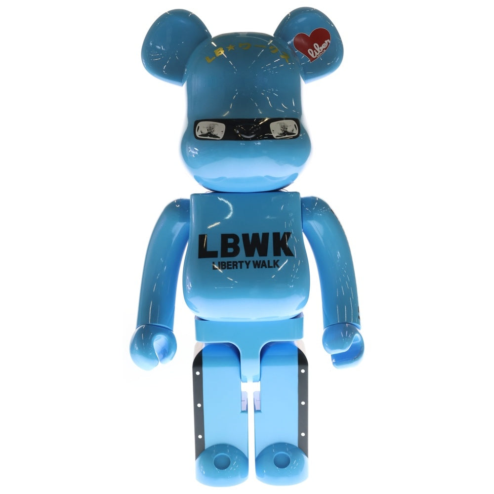 MEDICOM TOY(メディコムトイ) BE@RBRICK RIBAKEN-KUN LBWK 1000% ベアブリック リバケン君 リバティーウォーク フィギュア 人形 ブルー