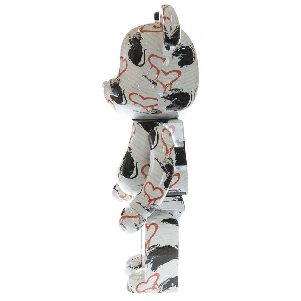 MEDICOM TOY(メディコムトイ) BE@RBRICK LOVE RAT banksy 1000% ベアブリック ラブ ラット バンクシー フィギュア 人形 ホワイト