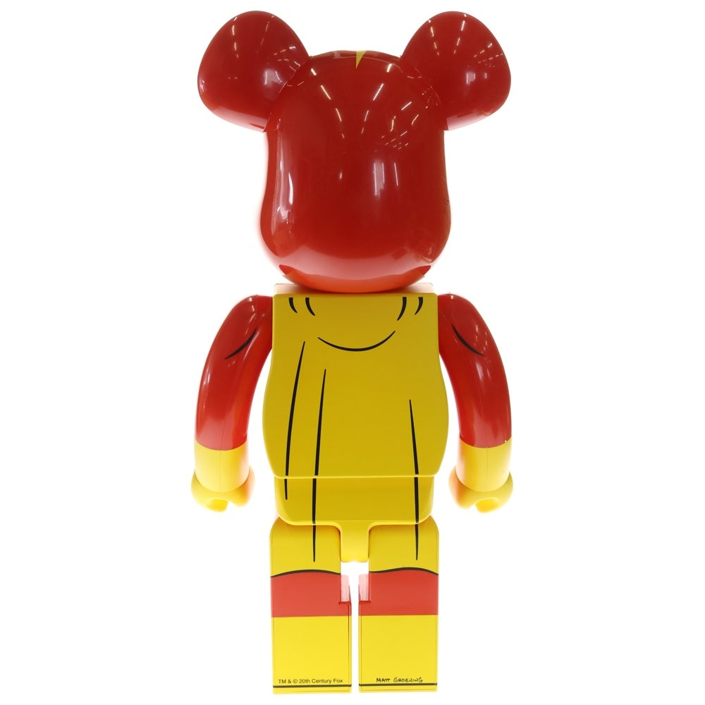 MEDICOM TOY(メディコムトイ) BE@RBRICK RADIOACTIVE MAN 1000% ベアブリック ザ・シンプソンズ ラジオアクティブマン フィギュア 人形 レッド