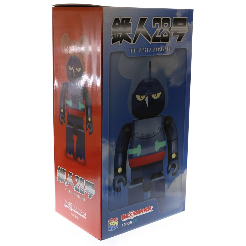 MEDICOM TOY(メディコムトイ) BE@RBRICK TETSUJIN No.28 1000% ベアブリック 鉄人28号 人形 フィギュア ブルー