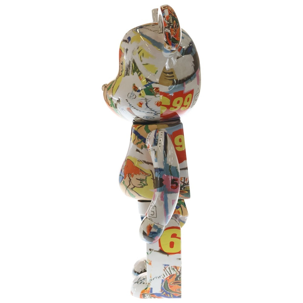 MEDICOM TOY(メディコムトイ) BE@RBRICK Andy Warhol JEAN-MICHEL BASQUIAT #4 1000% ベアブリック アンディ ウォーホル ジャン-ミシェル バスキア フィギュア 人形 マルチ