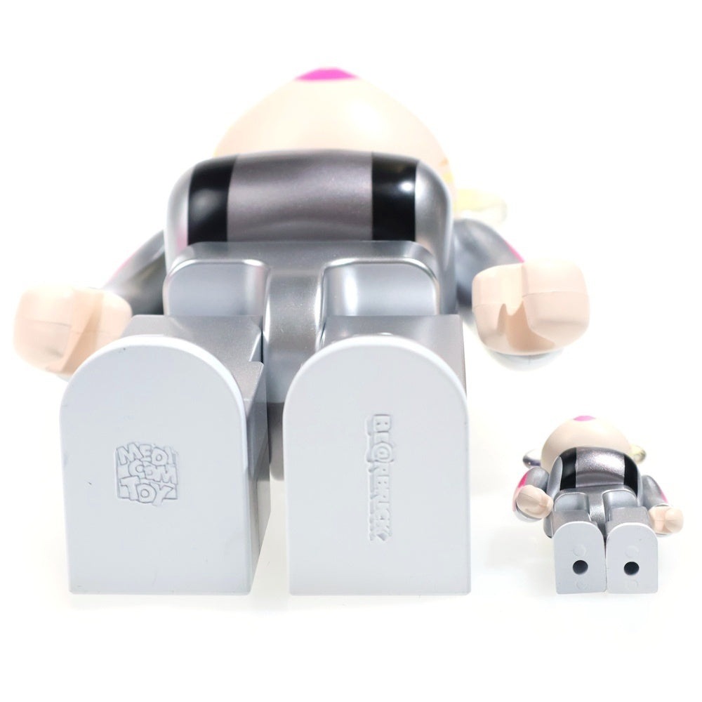 MEDICOM TOY(メディコムトイ) BE@RBRICK CENTCHIHIRO CHITTIII 100% 400% ベアブリック セントチヒロ チッチ フィギュア 人形 シルバー