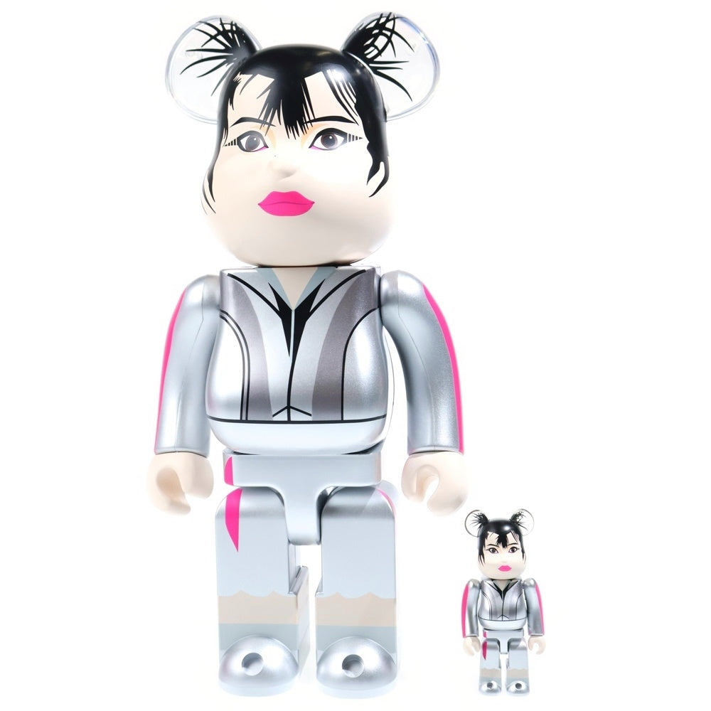 MEDICOM TOY(メディコムトイ) BE@RBRICK AINA THE END 100% 400% ベアブリック アイナ ジ エンド フィギュア 人形 シルバー