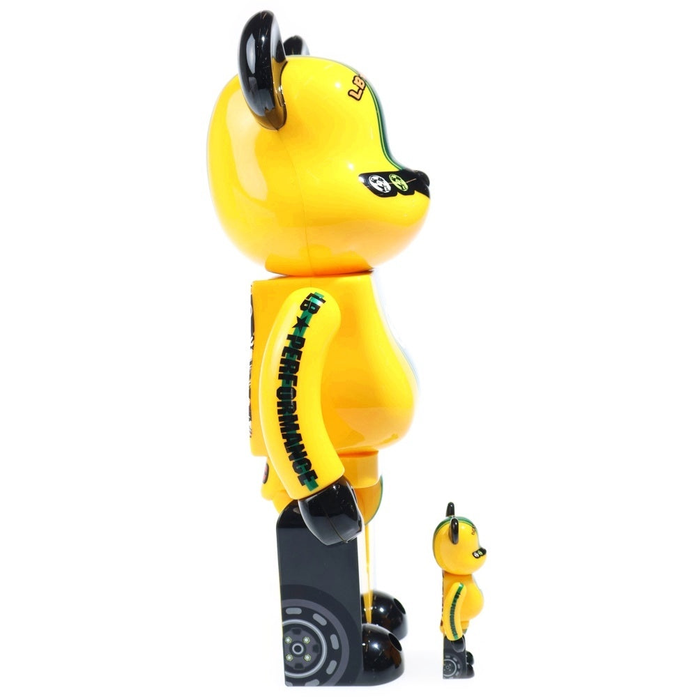 MEDICOM TOY(メディコムトイ) BE@RBRICK LBWK RIBANNA-KUN 100% 400% ベアブリック リバティーウォーク リバンナくん フィギュア 人形 イエロー