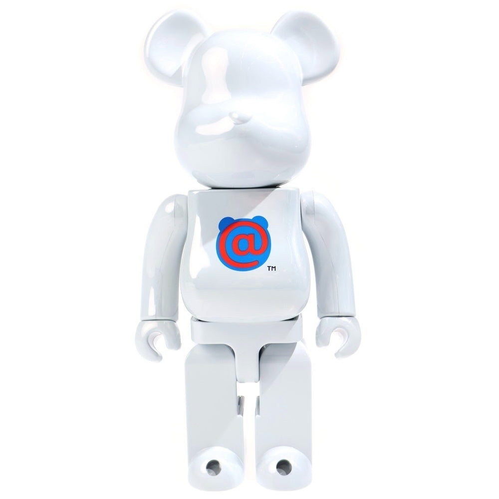 MEDICOM TOY(メディコムトイ) BE@RBRICK 1st MODEL WHITE CHROME 20th Anniv 400% ベアブリック 20周年 ファーストモデル クローム フィギュア 人形 ホワイト