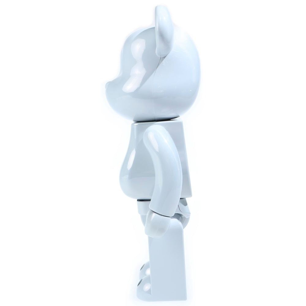 MEDICOM TOY(メディコムトイ) BE@RBRICK 1st MODEL WHITE CHROME 20th Anniv 400% ベアブリック 20周年 ファーストモデル クローム フィギュア 人形 ホワイト