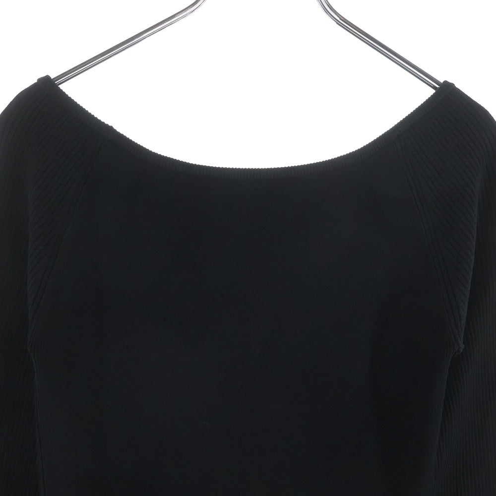 DIESEL(ディーゼル) M-VERA オフショルダー ロゴ ニット セーター ブラック A14188 レディース