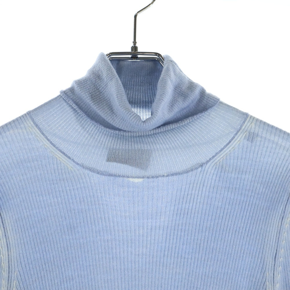 DIESEL(ディーゼル) M-ARIBELLE タートルネック ロゴ ニットセーター ブルー A06716 レディース